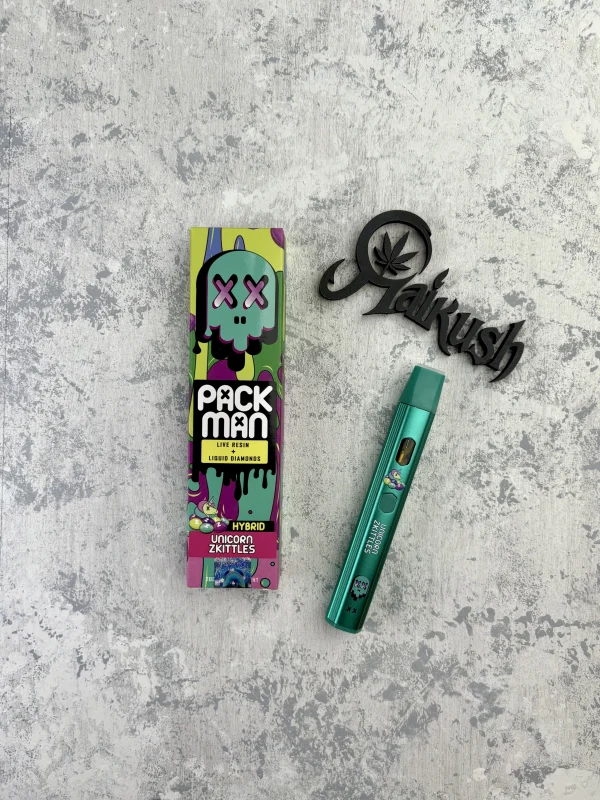 پاد تی اچ سی ماریجوانا پک من یونی کورن ازکیتلز – Packman Unicorn Zkittles 2G