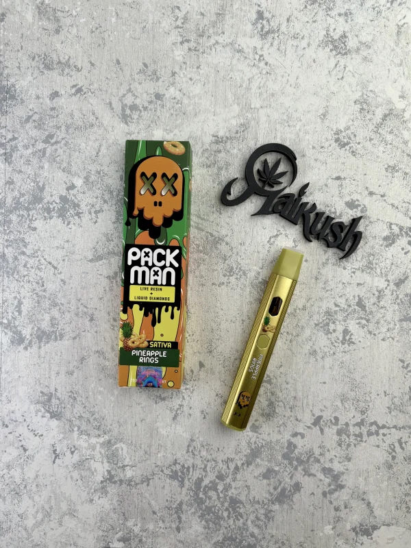 پاد تی اچ سی ماریجوانا پک من آناناس – Packman Pineapple Rings 2G
